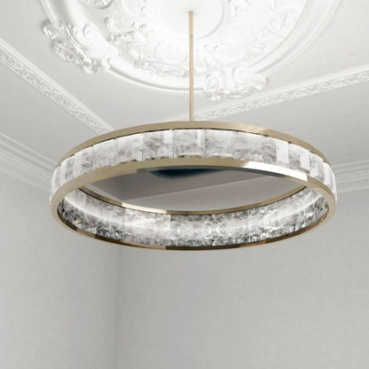 Rock Crystal Concorde Chandelier