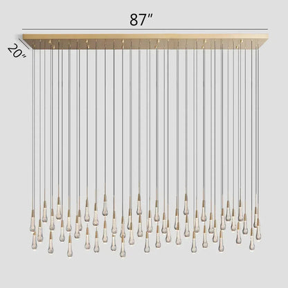Sorenza Linear Chandelier 37"50"70"87"120"