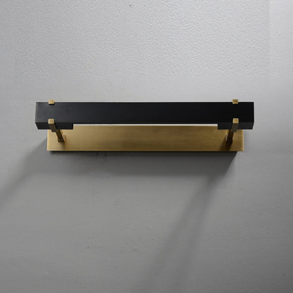 Black Rectangular Box Wall Sconce
