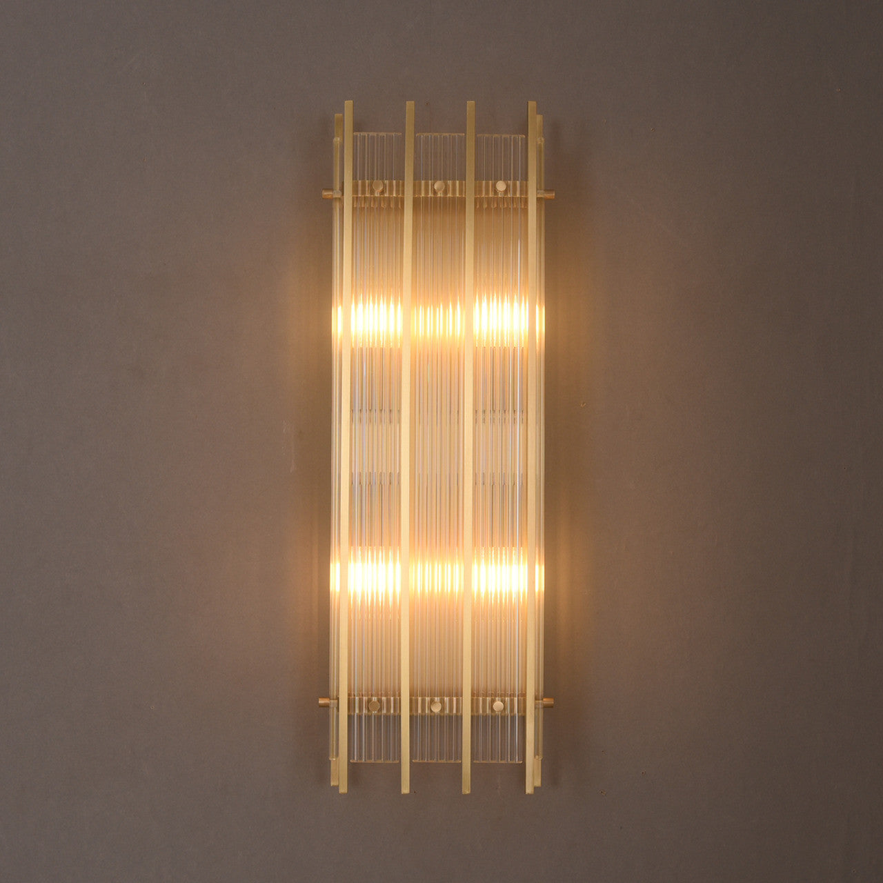 Radiant Brass wall sconce