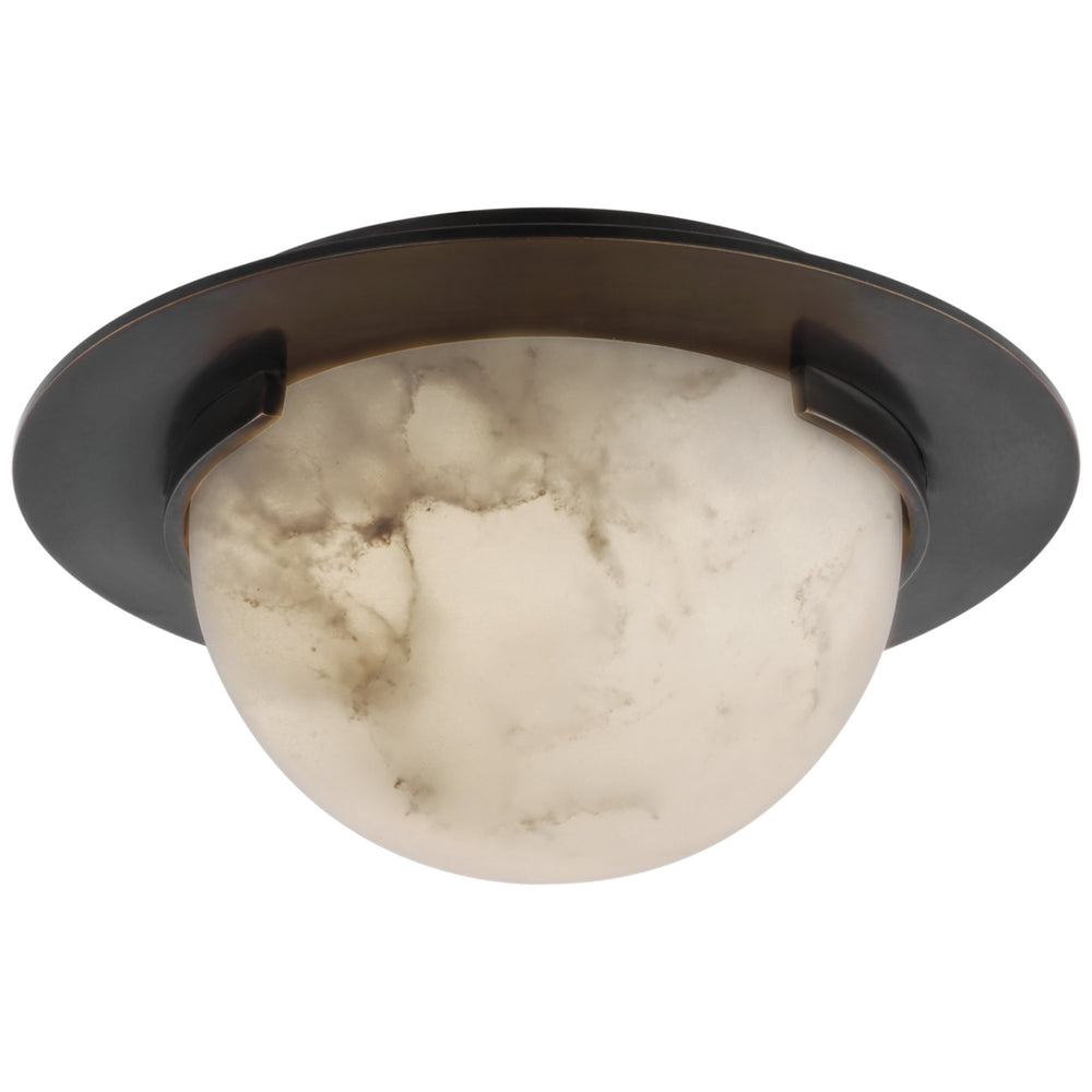 Gisoo Alabaster Luxury Flushmount 6", Modern Ceiling Lamp