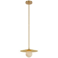 Bobbie Alabaster Round Ball Kitchen Isalnd Pendant  Lamp 12''
