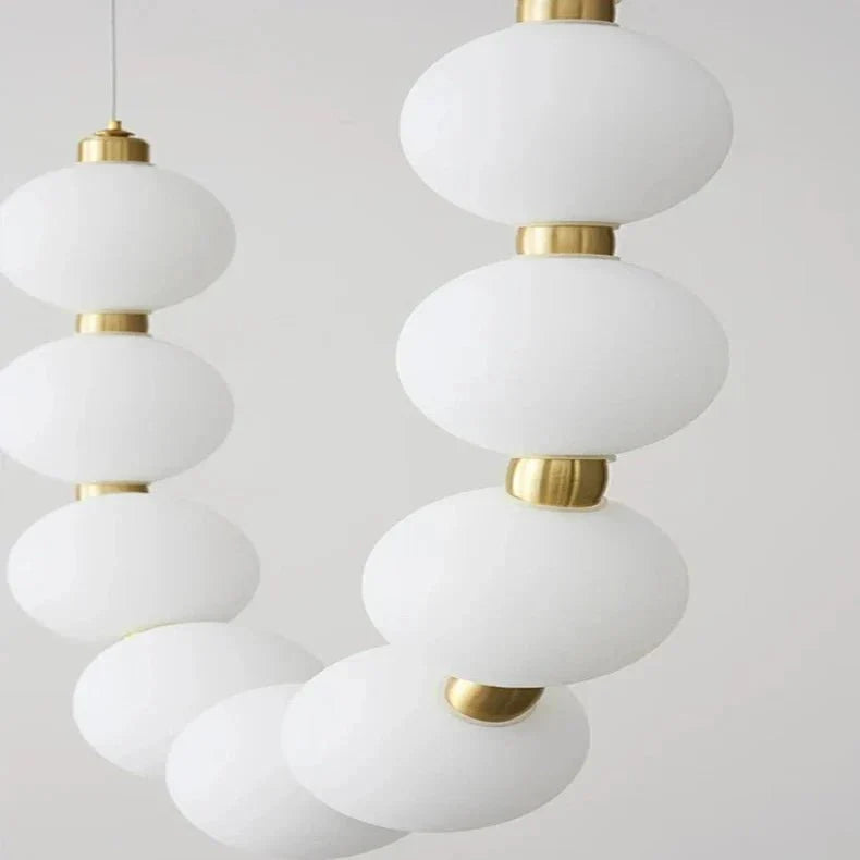 Lexi Modern Acrylic Orb Chandelier - Warm white 3000KBlushlighting