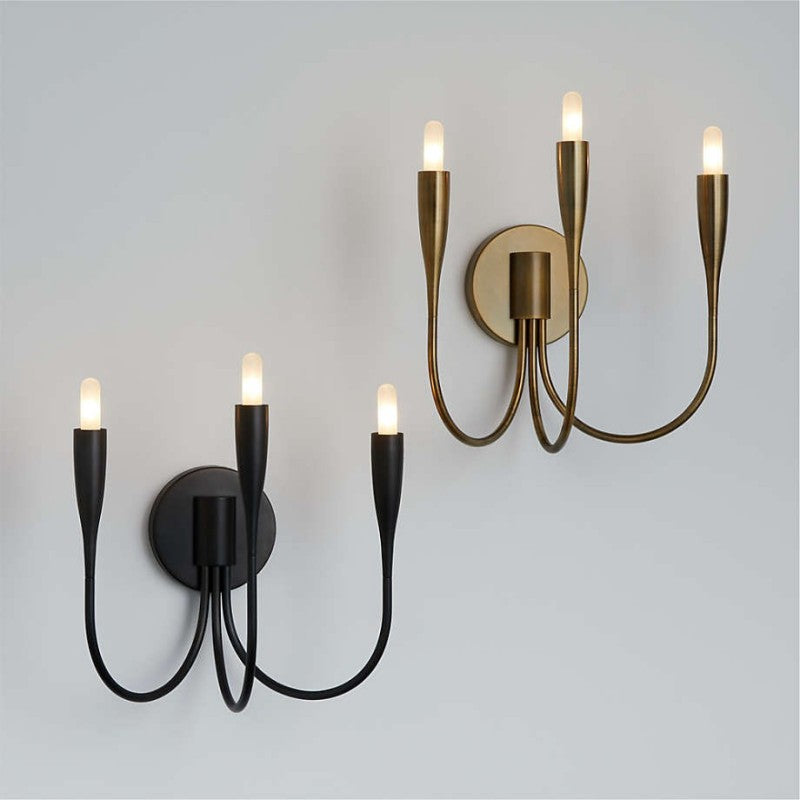 Curve Candelabra Wall Sconce