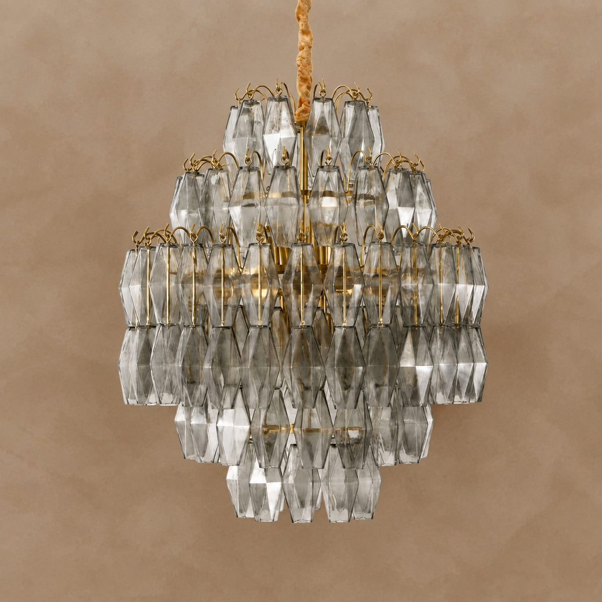 Virelle Cascade Artisan Murano Chandelier 21.7" 25.6"