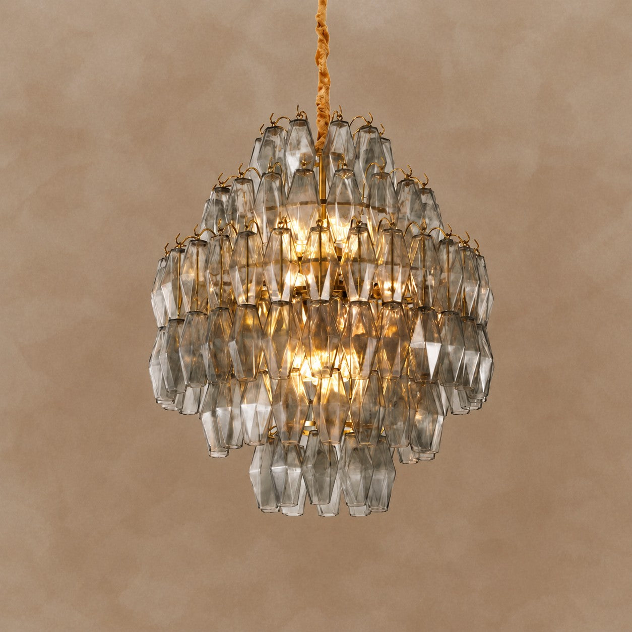 Virelle Cascade Artisan Murano Chandelier 21.7" 25.6"