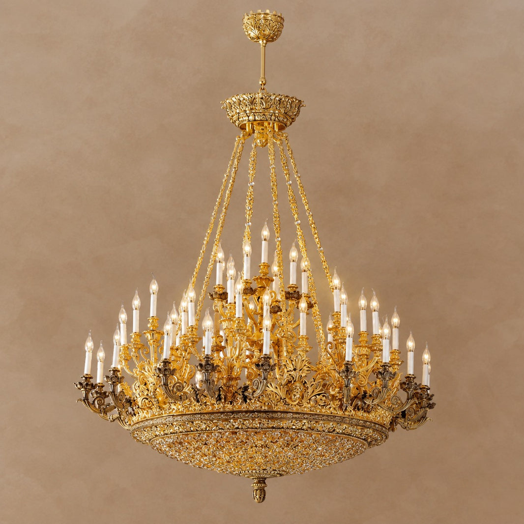 Luxury Baroque Brass Chandelier for Palace/Mansion/Hotel
