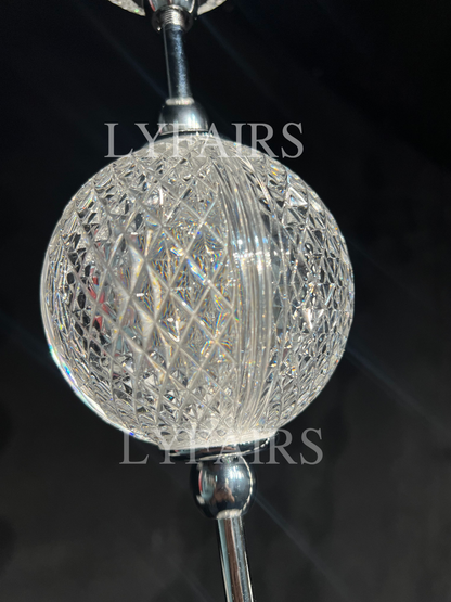 Modern Creative Acrylic Ball Necklace Chandelier for Living Room/Staircase/Foyer/Entryway