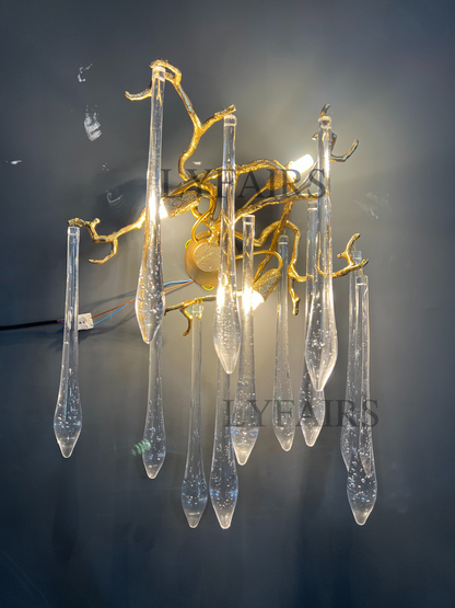 French Style Crystal Branch Drops Chandelier