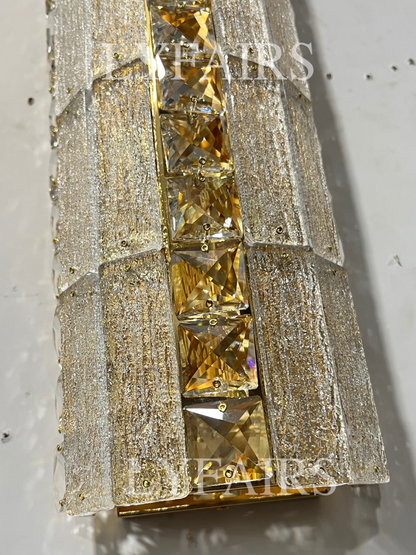 Oversized Multi-layers Luxury Gold Crystal Chandelier For Large Foyer/Hallway/Entryway