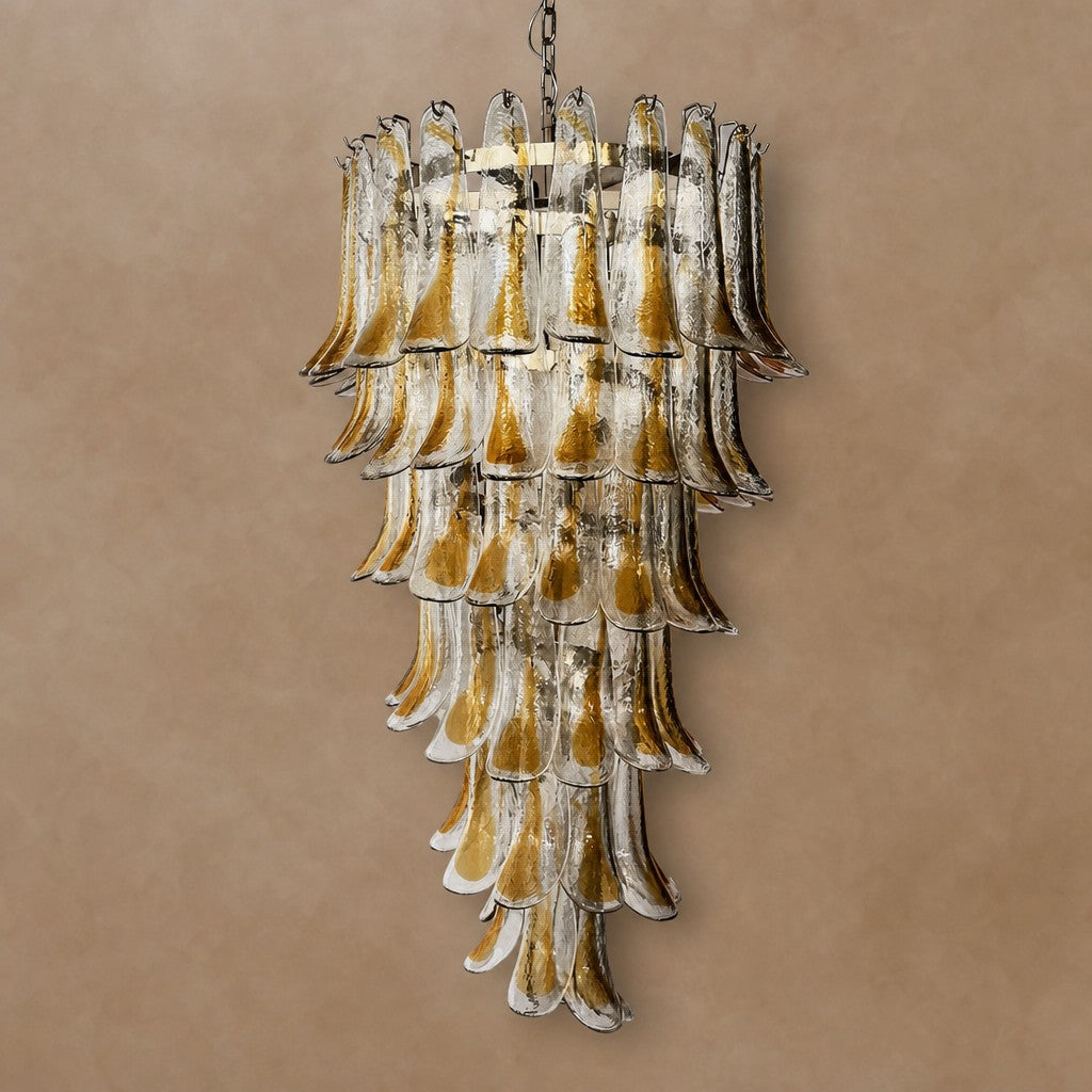 Marigold Glass Chandelier 25.2"