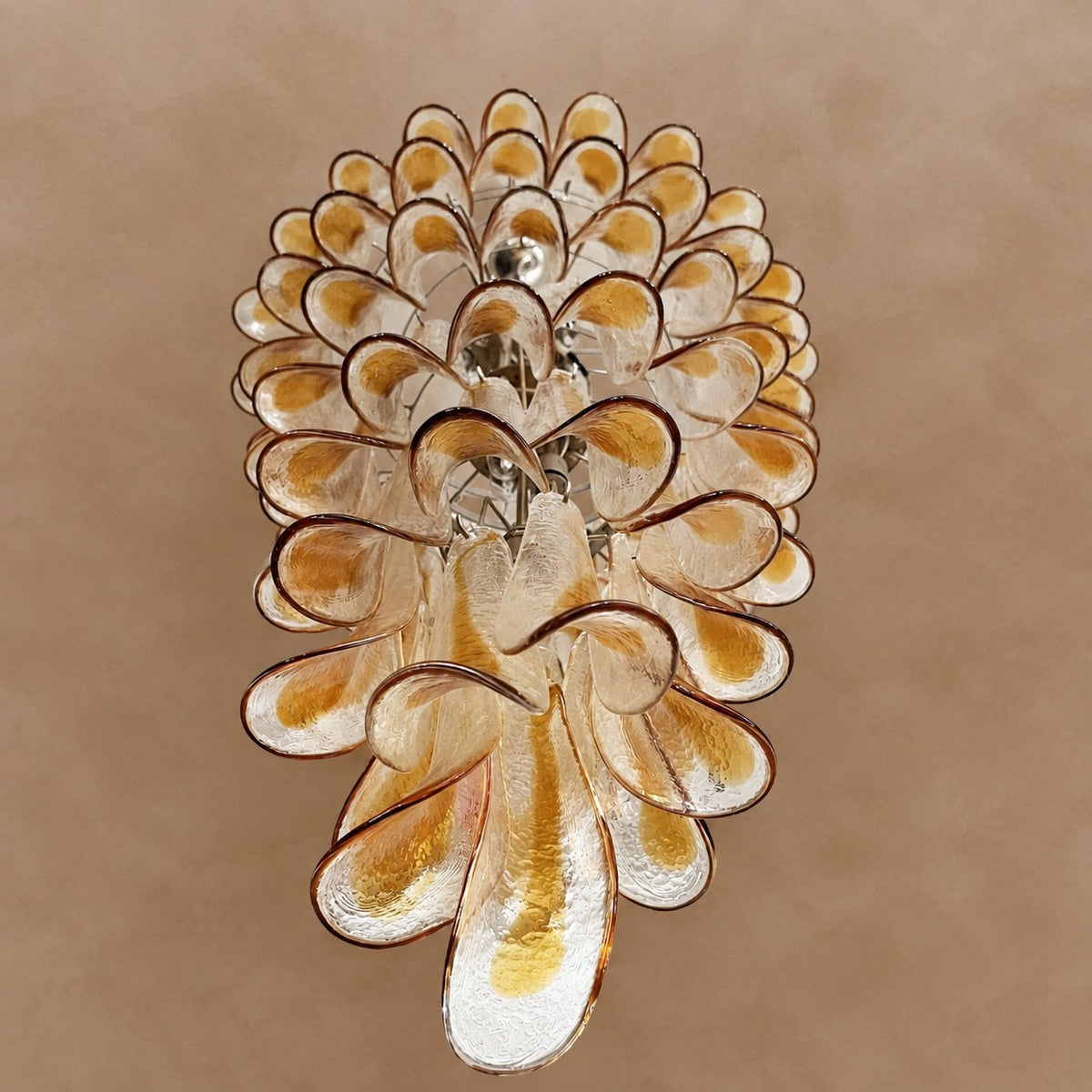 Marigold Glass Chandelier 25.2"