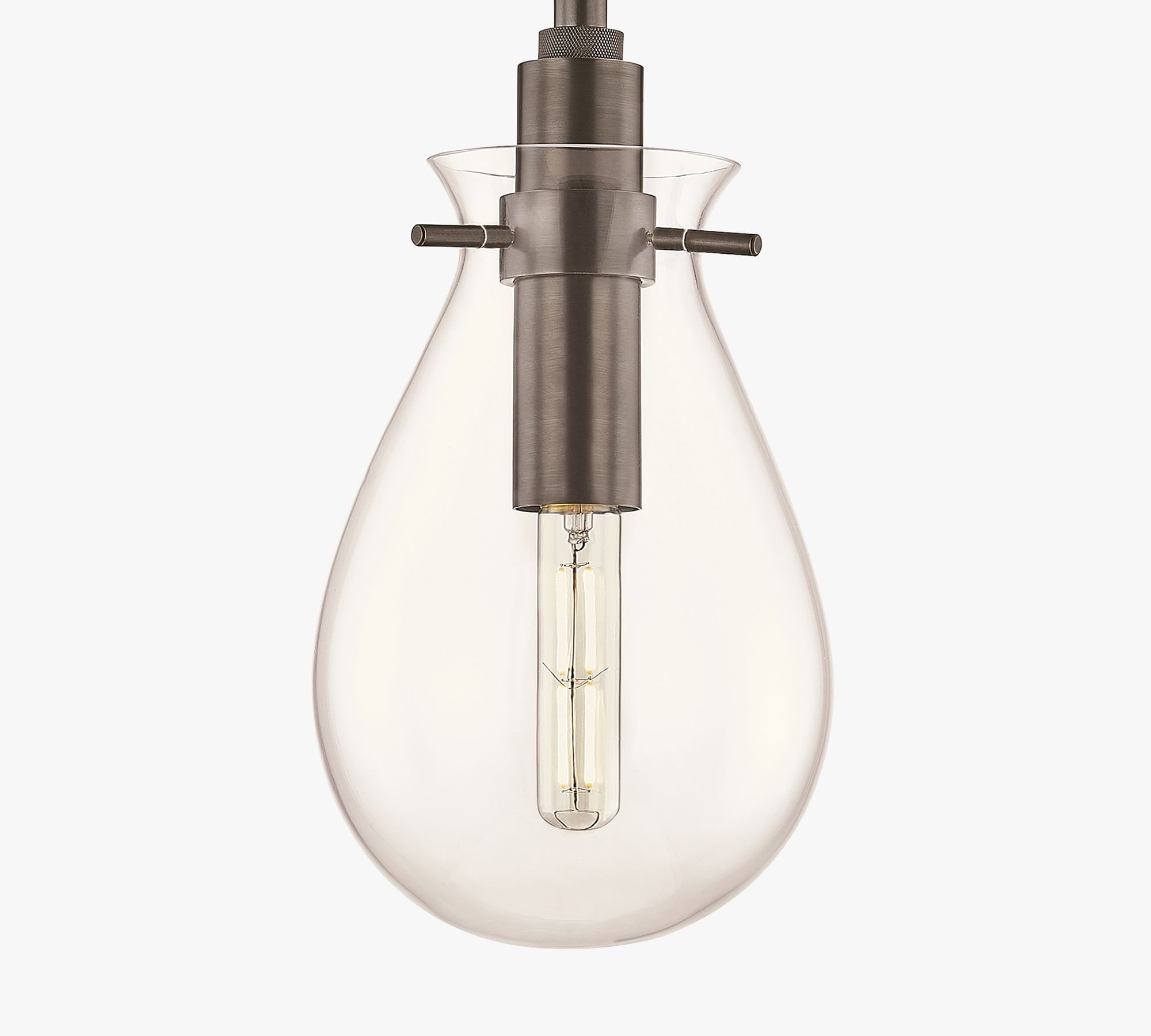 Mayla LED Glass Pendant 18"