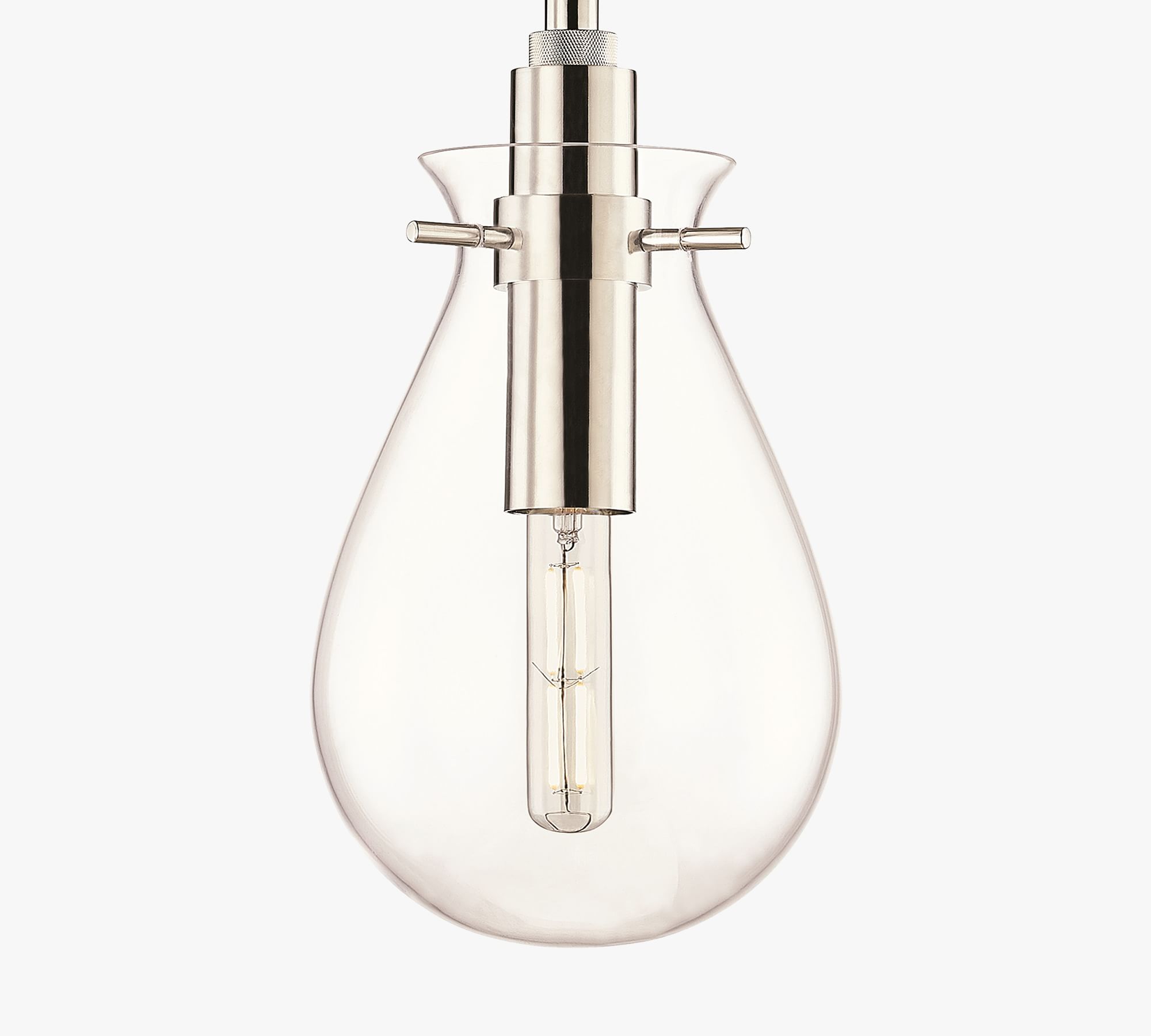 Mayla LED Glass Pendant 18"