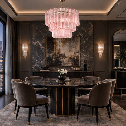Medium Treviso Murano Chandelier 28"