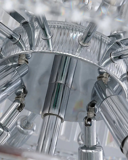 Tiered Crystal Chandelier