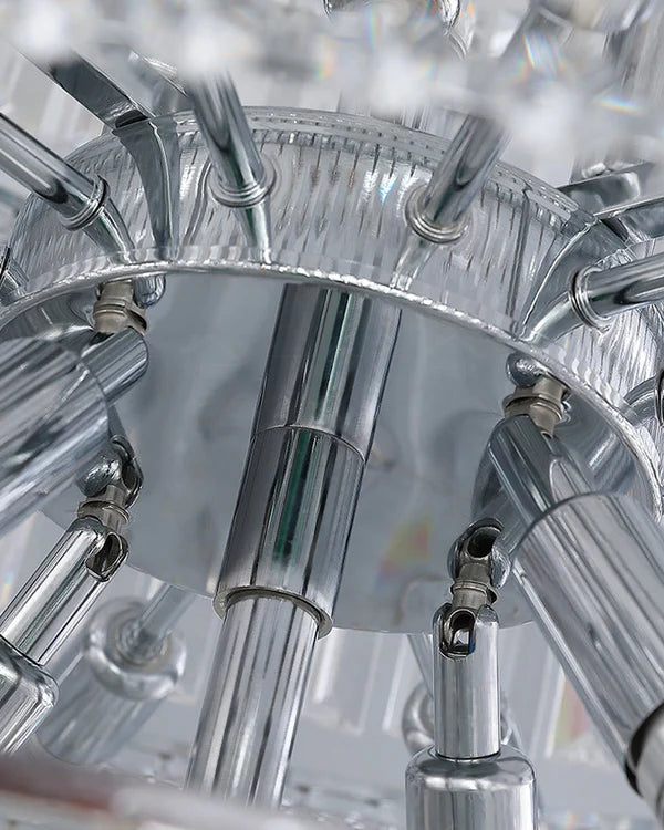 Tiered Crystal Chandelier