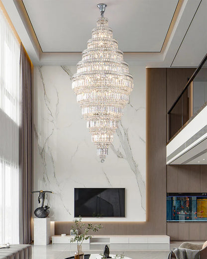 Tiered Crystal Chandelier