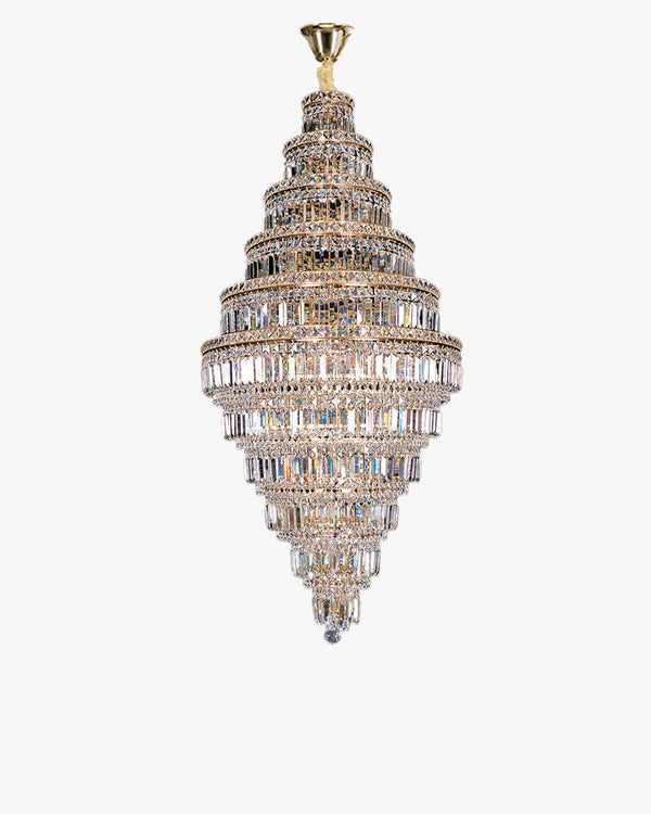Tiered Crystal Chandelier