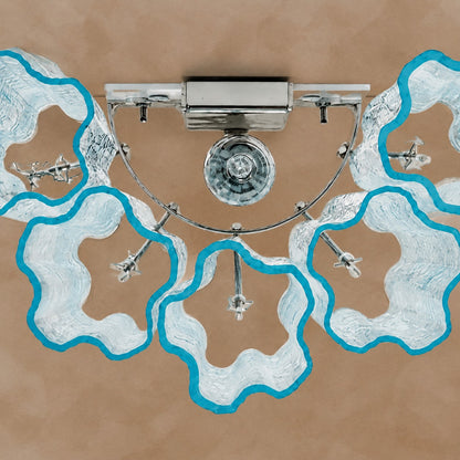 Mirelle Murano-Style Fluted Glass Wall Sconce