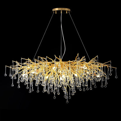 Doris Crystal Branch Chandelier