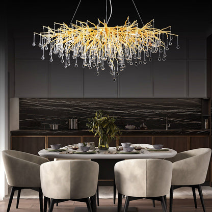 Doris Crystal Branch Chandelier