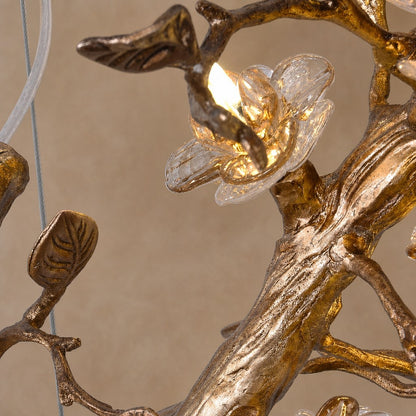 Mona Crystal Flower Branch Chandelier 47.2"-126"