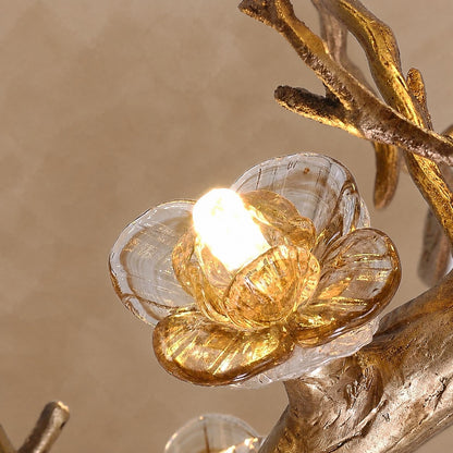 Mona Crystal Flower Branch Chandelier 47.2"-126"