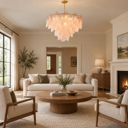 Murano Glass Chandelier for Living Room