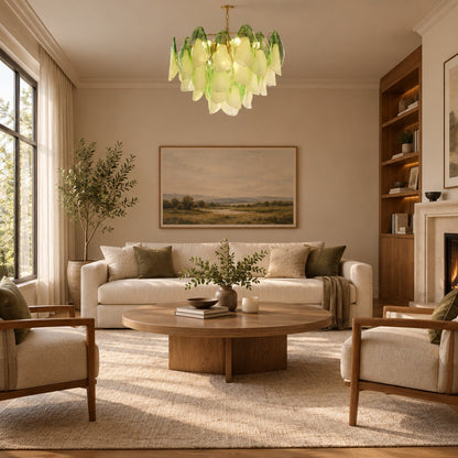 Murano Glass Chandelier for Living Room