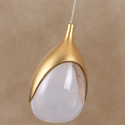Olive Modern Brass Pendant Lamp