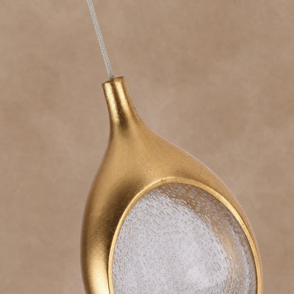 Olive Modern Brass Pendant Lamp
