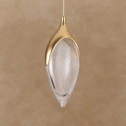 Olive Modern Brass Pendant Lamp