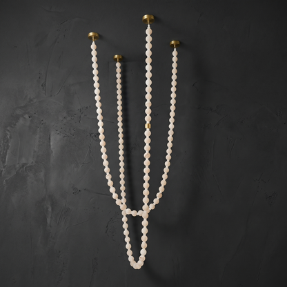 Chain Chandelier in a dining room