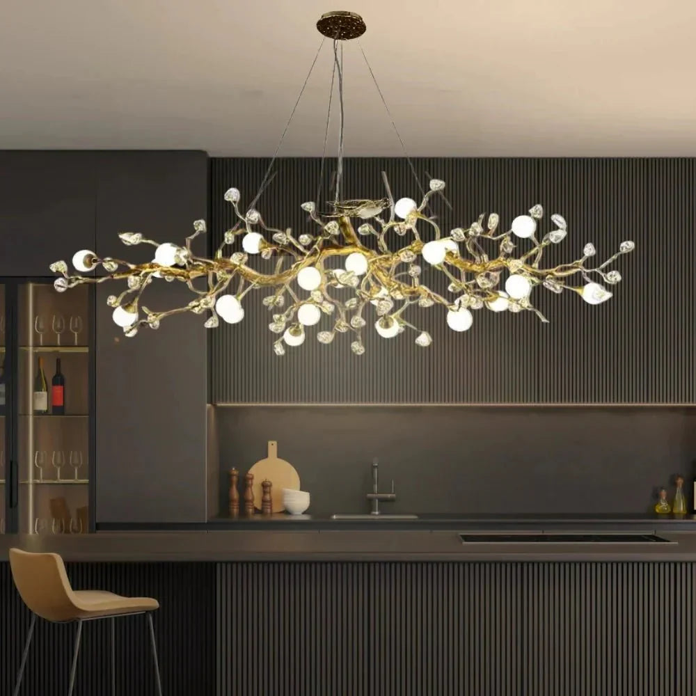 Orgi Statement Linear Branch Chandelier