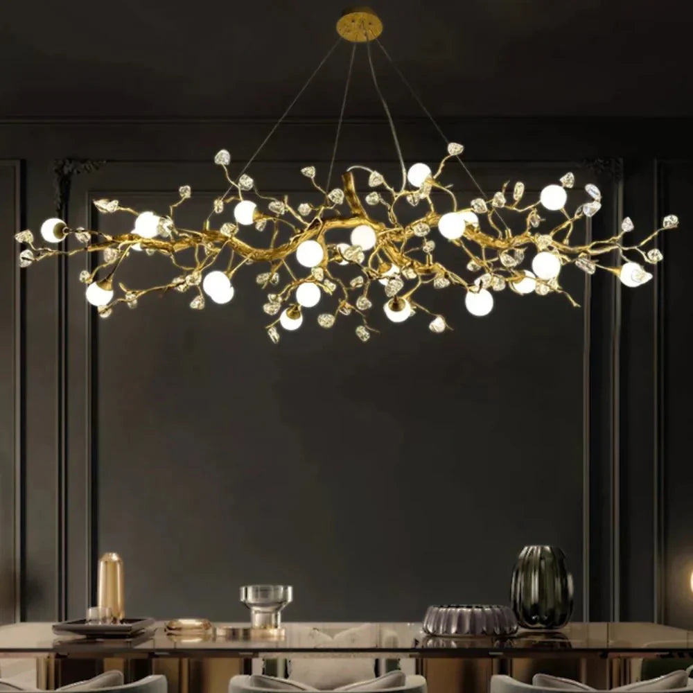 Orgi Statement Linear Branch Chandelier