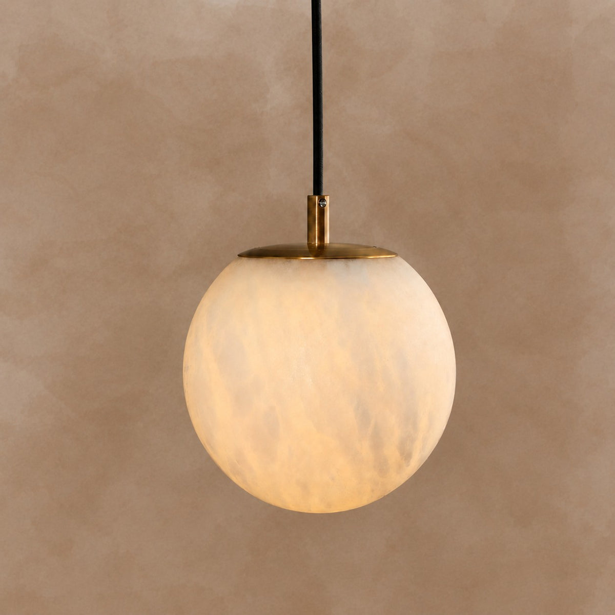 Orlena Spanish Alabaster Mid-Century Modern Wall Sconce