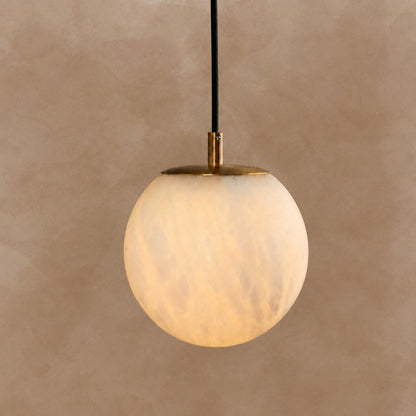 Orlena Spanish Alabaster Mid-Century Modern Wall Sconce
