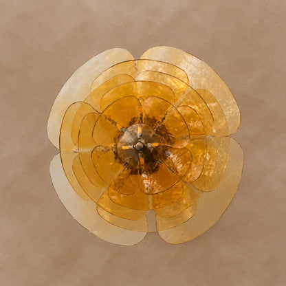 Petal Cascade Artisan Murano Chandelier 21.7"-39.4"