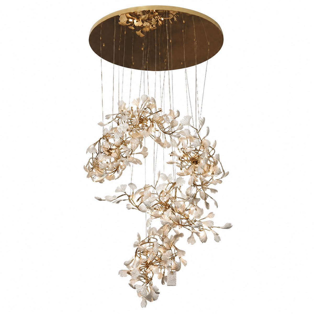 Petalo Ceramic Chandelier — product photo