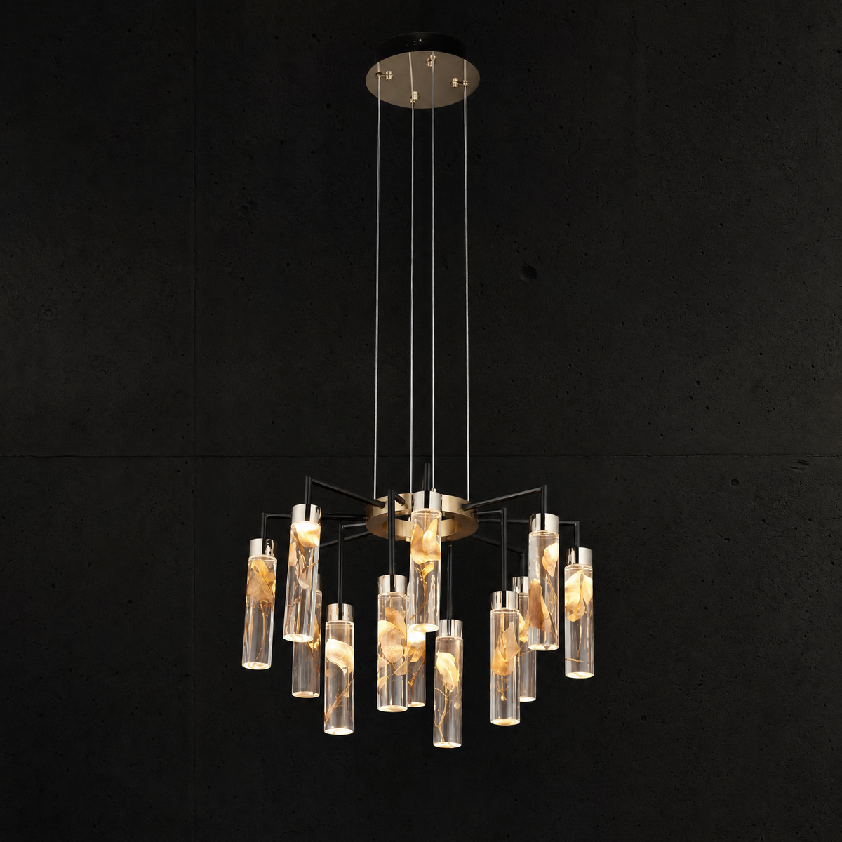 Phoenix Tree Modern Sculptural Ring Chandelier - main