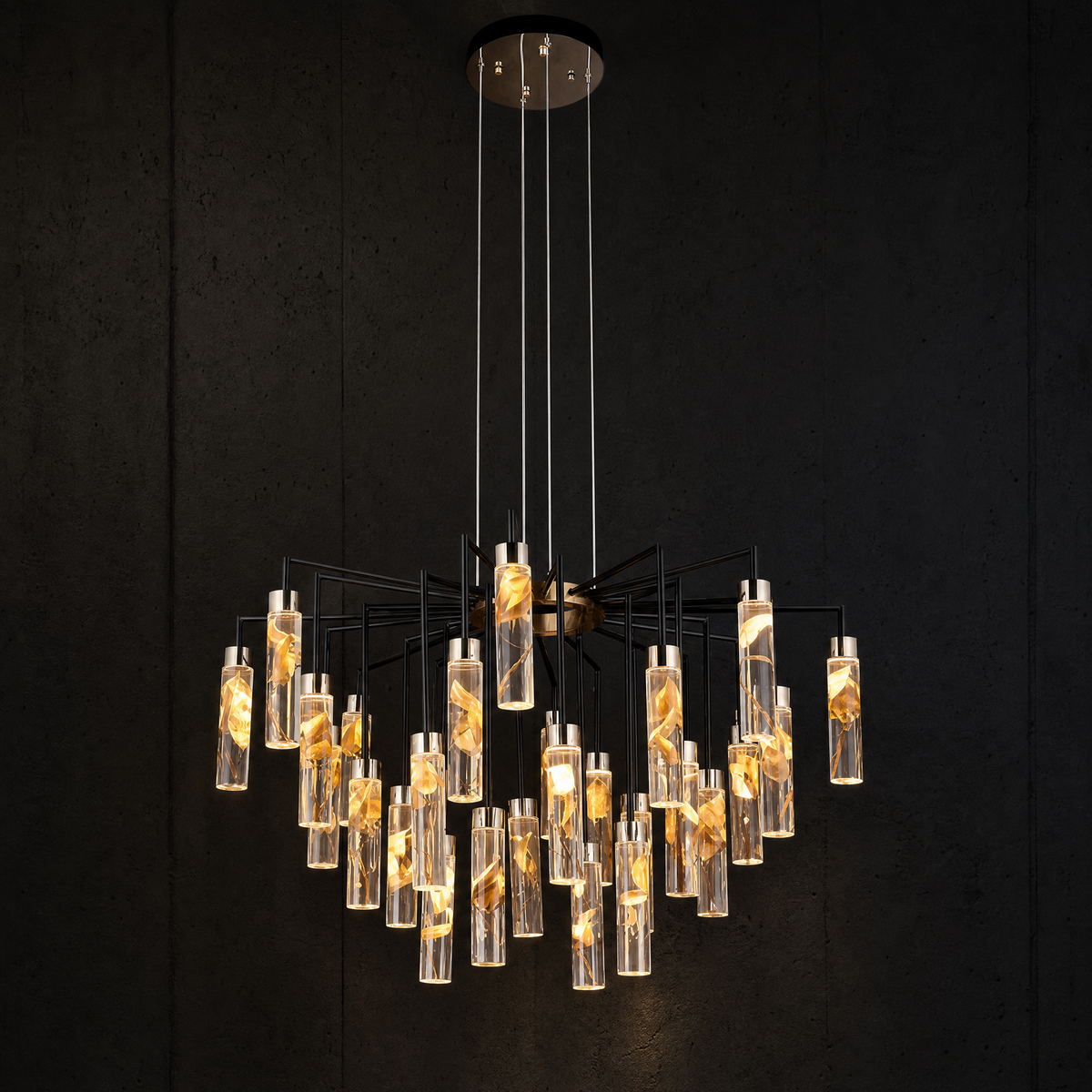 Phoenix Tree Modern Sculptural Ring Chandelier - main