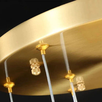 Prism Crystal Staircase Chandelier