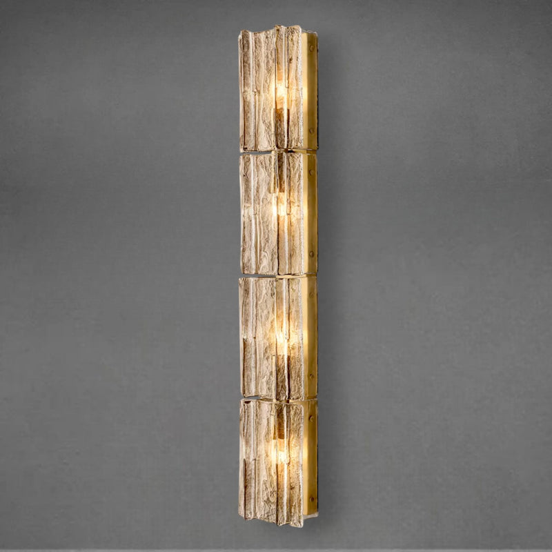 Lattice Glass Grand Sconce 49"61"