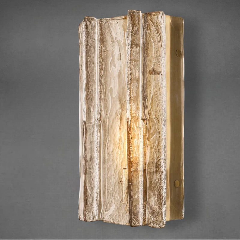 Lattice Glass Sconce 15"