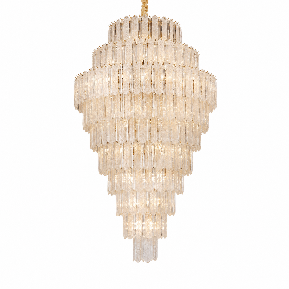Quadro Glass Rod Chandelier — product photo