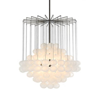 Baubles 6 Light Chandelier, Modern Round Glass Chandelier