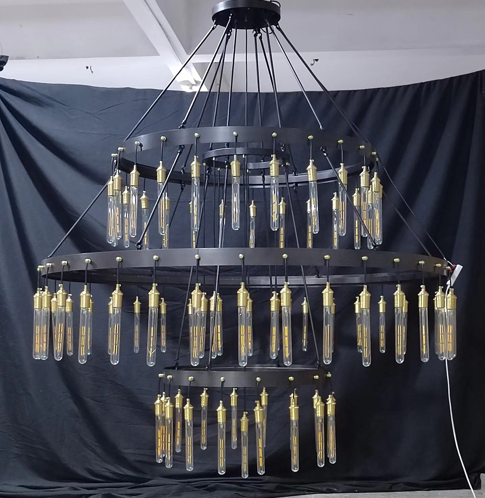 Retro-Inspired Metal Pendant Light Chandelier for Living Room/Bedroom/Staircase/Villa