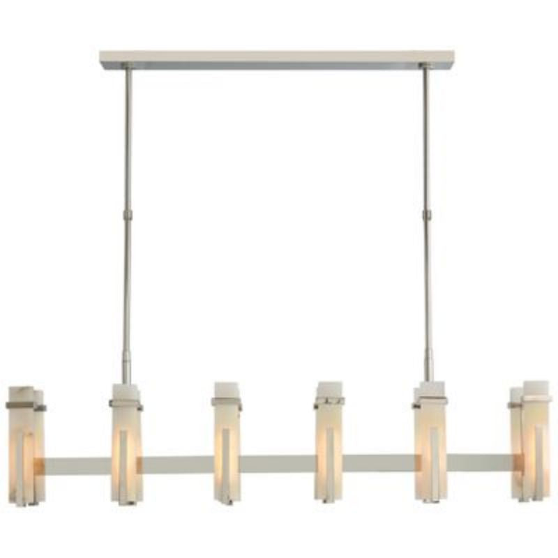 Regina Fowler Malik Large Linear Alabaster Chandelier