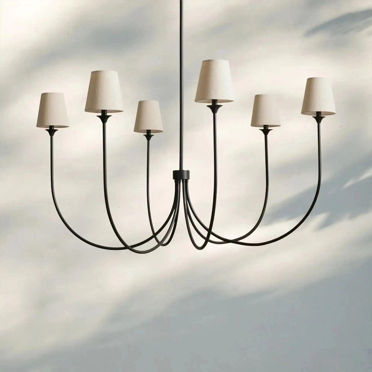 Sabrenne Round Chandelier - Bronze55"Blushlighting